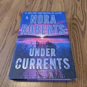 Nora Roberts Under Currents Blue Coffee Table Book Hardcover Romance Book New